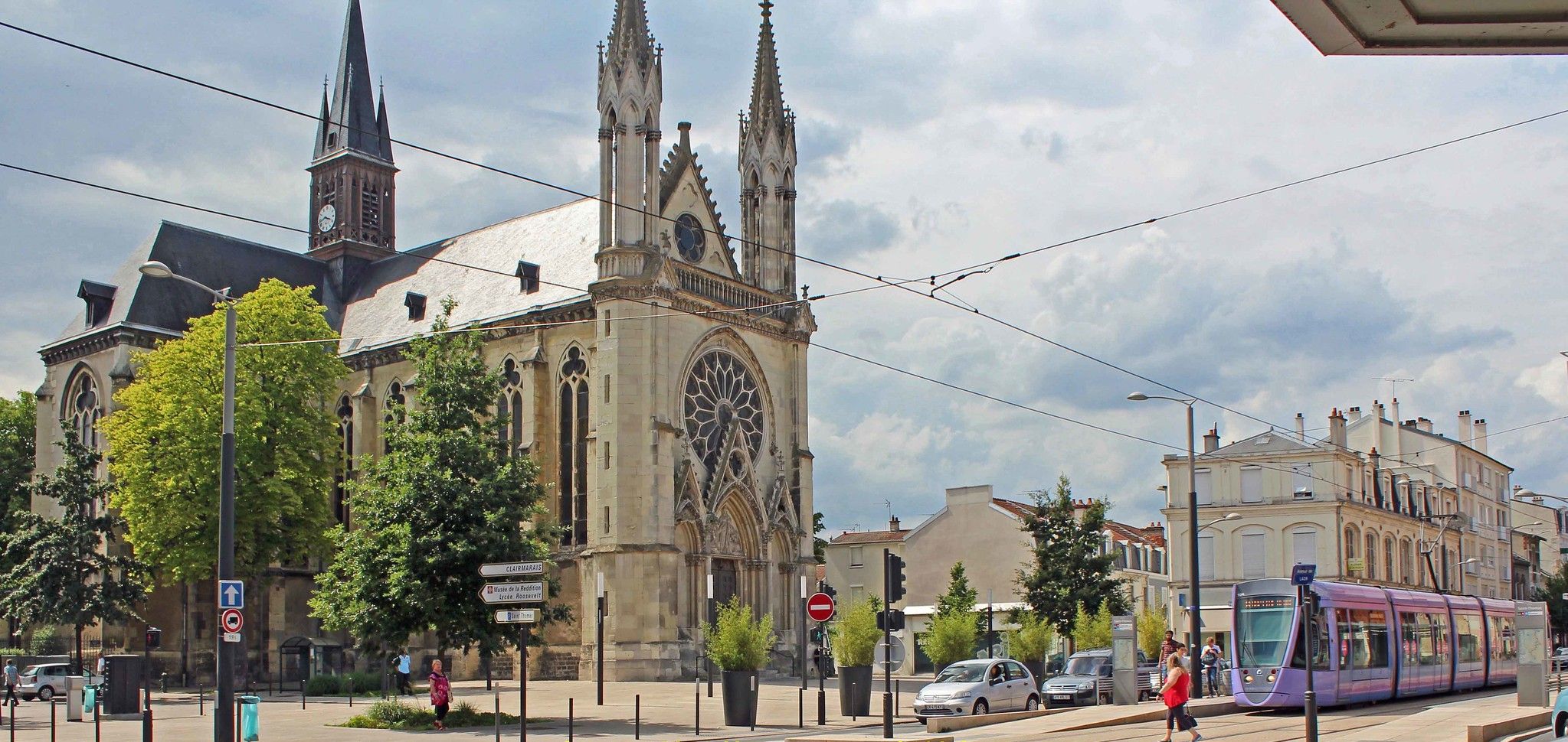 Église Saint-Thomas à Reims, photo actuelle.